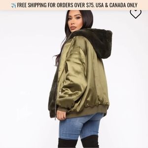 Fashion Nova hooded jacket